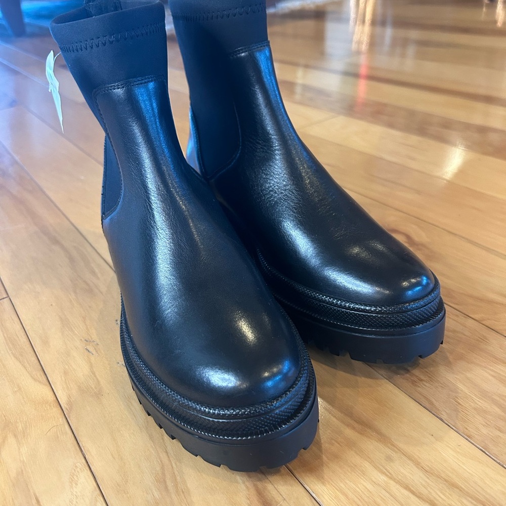 NWT Harley-Davidson Women’s Lenora 6 Mid-Calf Black Full-Grain Leather Boots - Picture 3 of 12